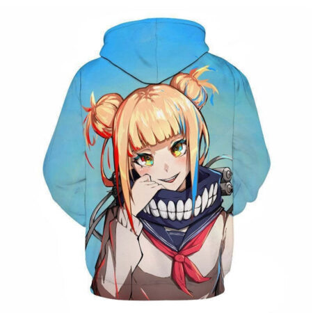 Blusa Jaqueta 3D Full Arte Himiko Toga My Hero Academia Anime Top - Imagem 2