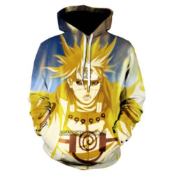 Blusa Jaqueta 3D Minato Chakra Kyuubi Naruto Shippuden Anime Touca Canguru