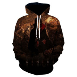 Blusa Jaqueta 3D Itachi Uchiha Naruto Shippuden Anime Touca Canguru