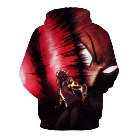 Blusa Jaqueta 3D Genos One Punch Man Anime Touca Canguru - Imagem 2