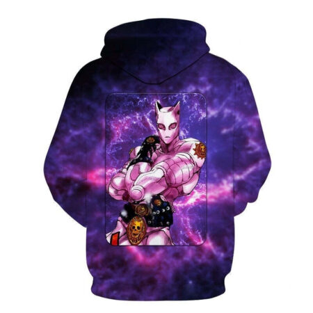 Blusa Jaqueta 3D Full Yoshikage Kira Anime JoJo's Bizarre Adventure Top - Imagem 2