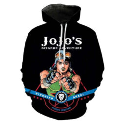 Blusa Jaqueta 3D Full Joseph Joestar Anime JoJo's Bizarre Adventure Top