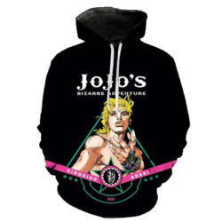 Blusa Jaqueta 3D Full Dio Brando Anime JoJo's Bizarre Adventure Top