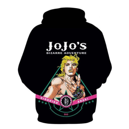 Blusa Jaqueta 3D Full Dio Brando Anime JoJo's Bizarre Adventure Top - Imagem 2