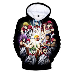 Blusa Jaqueta 3D Full Time Vorpal Swords Kuroko No Basket Anime Top