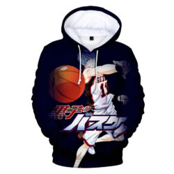 Blusa Jaqueta 3D Full Kuroko Tetsuya Passe Kuroko No Basket Anime Top