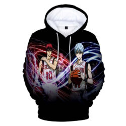 Blusa Jaqueta 3D Full Kuroko e Kagami Kuroko No Basket Anime Top