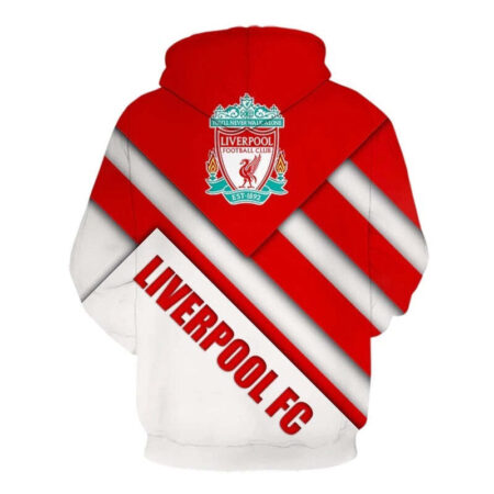 Blusa Jaqueta 3D Full Clube De Futebol Liverpool Clássico Top - Imagem 2