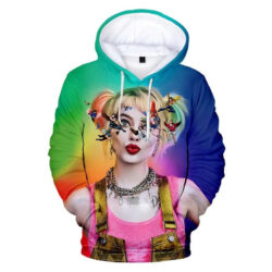 Blusa Jaqueta 3D Full Arlequina Filme Aves De Rapina Top
