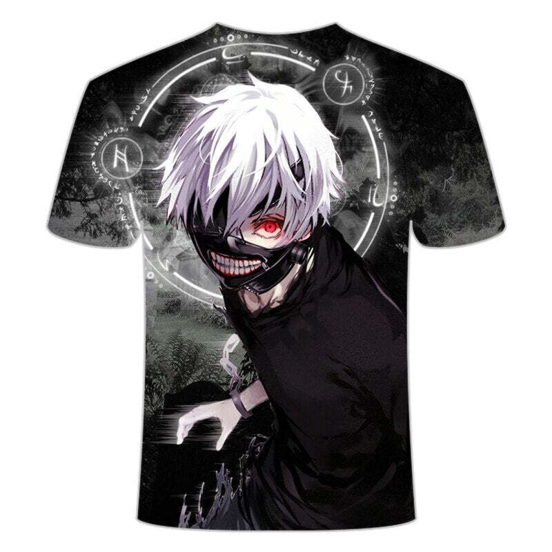 Camisa Camiseta Impressão 3D Tokyo Ghoul - Kaneki Prisão Anime - Imagem 2