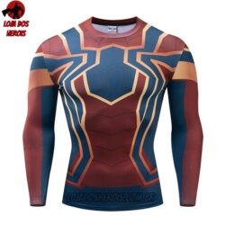 Camisa/Camiseta Hash Guard Aranha De Ferro Manga Compressão Segunda Pele
