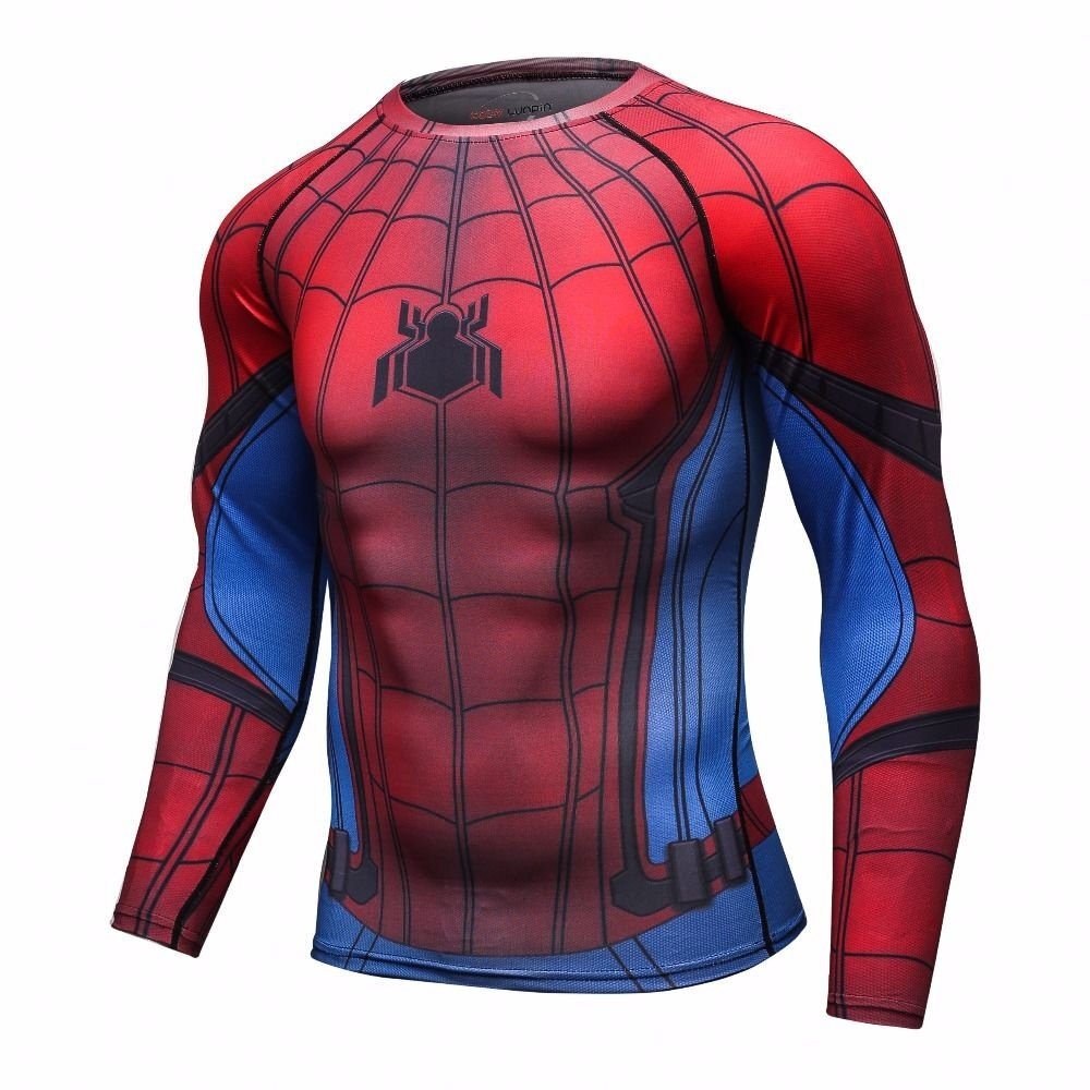 Camisa / Camiseta Hash Guard Compressão Homem Aranha - De Volta Ao Lar