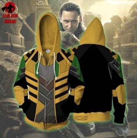 Jaqueta/Blusa/Casaco Loki Vingadores