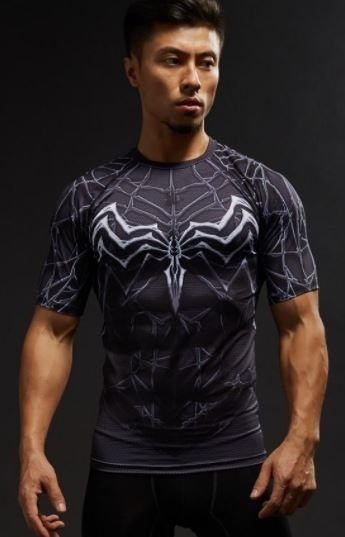 Camisa / Camiseta Hash Guard Pantera Negra Vingadores Compressão