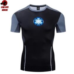 Camisa/Camiseta Hash Guard Tony Stark Clássico Homem de Ferro Compressão Segunda Pele