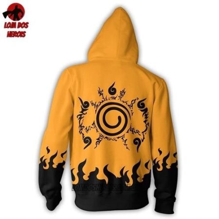 Jaqueta/Blusa/Casaco Naruto Uzumaki Modo Kurama - Image 3