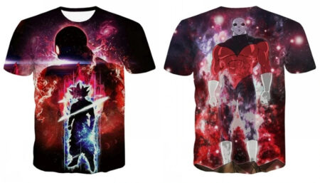 Camisa Camiseta Impressão 3D Goku e Jiren Dragon Ball Super Estilo Clássico - Image 2