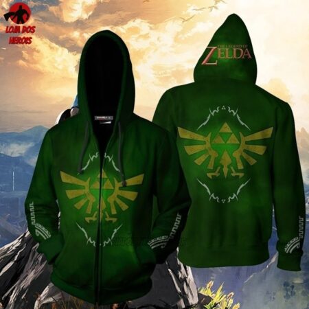 Blusa Jaqueta Casaco Link - The Legend Of Zelda