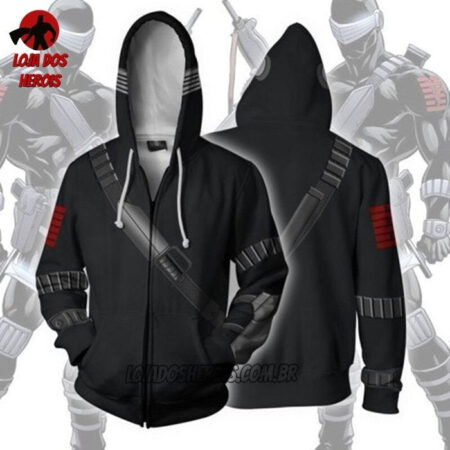 Jaqueta Blusa Casaco - Snake Eyes GI Joe