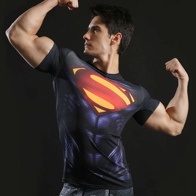 Camisa / Camiseta Hash Guard Superman Hq Compressão - Imagem 2