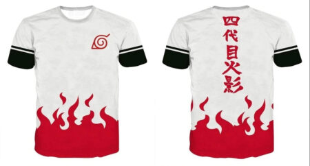 Camisa Camiseta Minato Hokage Impressão 3D Anime Naruto Shippuden - Image 2