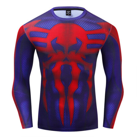 Camisa / Camiseta Homem Aranha Spiderman Traje 2099 Manga Longa