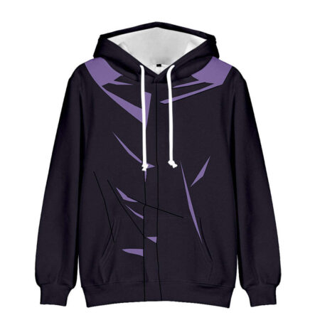 Blusa Jaqueta 3D Full Megumi Fushiguro Jujutsu Kaisen Anime Top - Imagem 3
