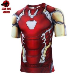 Camisa/Camiseta Hash Guard Homem de Ferro Filme 2019 - Vingadores Ultimato Endgame Compressão