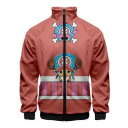 Jaqueta Corta Vento 3D Chopper Anime One Piece Top