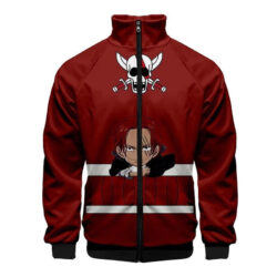 Jaqueta Corta Vento 3D Shanks Anime One Piece Top