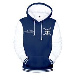 Blusa Jaqueta 3D Luffy Chapéu De Palha Anime One Piece Touca Canguru