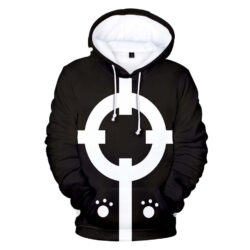 Blusa Jaqueta 3D Bartholomew Kuma Anime One Piece Touca Canguru
