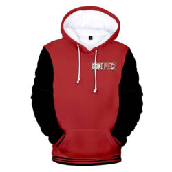Blusa Jaqueta 3D Chapéu De Palha Anime One Piece Touca Canguru