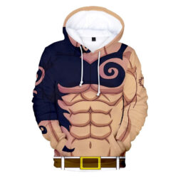 Blusa Jaqueta 3D Full Traje Meliodas Poder Demônio Nanatsu No Taizai Anime Top