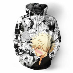 Blusa Jaqueta 3D Full Bakugou My Hero Academia Anime Top