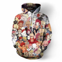 Blusa Jaqueta 3D Full Arte Bakugou e Kirishima My Hero Academia Anime Top