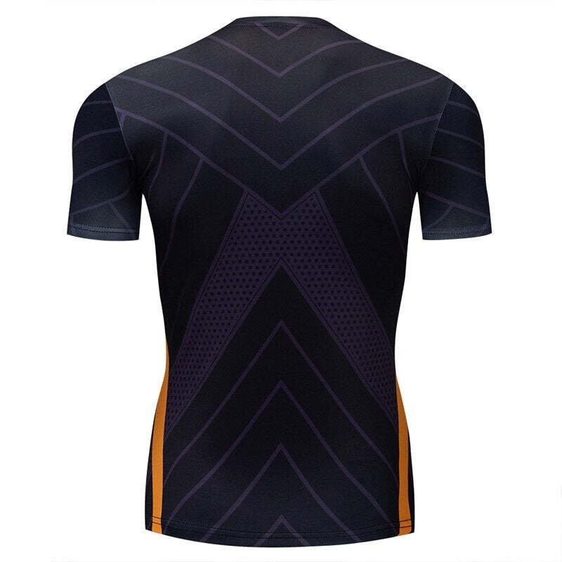 Camisa / Camiseta Hash Guard Adão Negro Compressão - Imagem 2