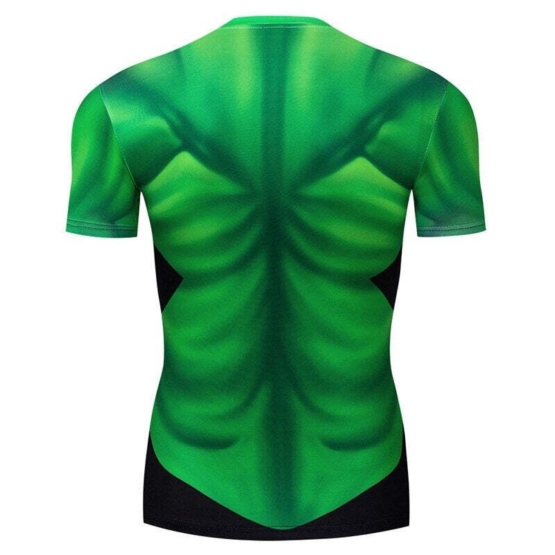 Camisa / Camiseta Hash Guard Lanterna Verde Clássico Compressão - Imagem 2