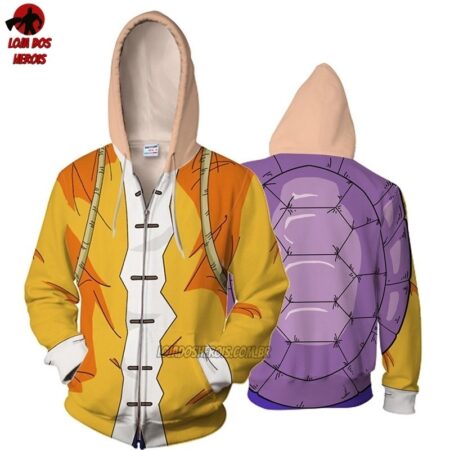 Blusa Jaqueta Casaco Mestre Kame Dragon Ball Super