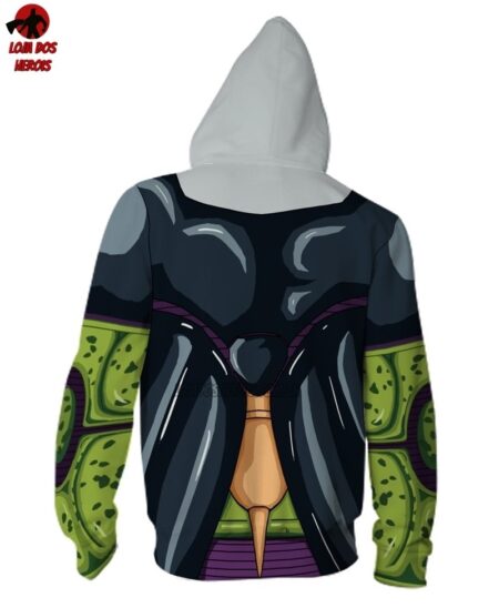 Blusa Jaqueta Casaco Cell Modelo 2 Dragon Ball Z - Image 3