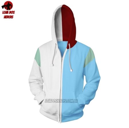 Blusa Jaqueta Casaco Shoto Todoroki Modelo 2 - My Hero Academia