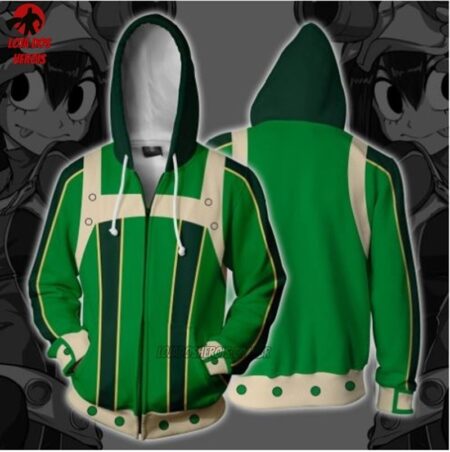 Blusa Jaqueta Casaco Tsuyu Asui - My Hero Academia