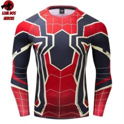 Camisa/Camiseta Hash Guard Aranha De Ferro Mod 4 Manga Compressão Segunda Pele