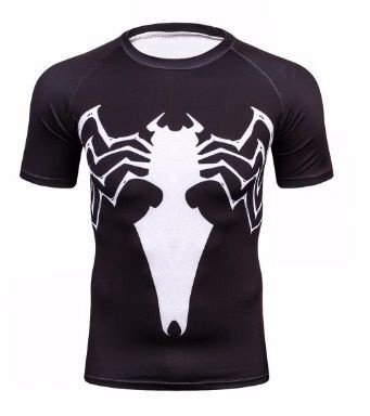 Camisa / Camiseta Hash Guard Compressão Venom - Homem Aranha - Imagem 3