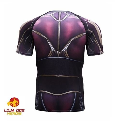Camisa / Camiseta Hash Guard Compressão Visão - Vingadores Filme - Imagem 2