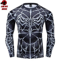 Camisa/Camiseta Hash Guard Venom Desenho Manga Compressão Segunda Pele
