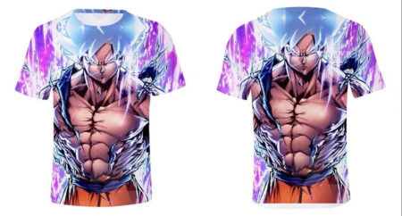 Camisa Camiseta Impressão 3D Goku Transformação Dragon Ball Super Estilo Clássico - Image 2