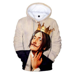 Blusa Jaqueta 3D Full Salvador Dali Série La Casa De Papel Top
