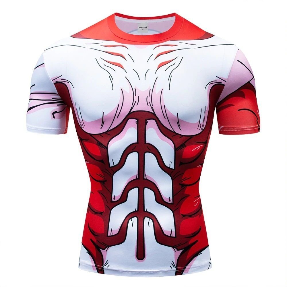 Camisa / Camiseta Hash Guard Attack On Titan Anime Compressão - Imagem 2