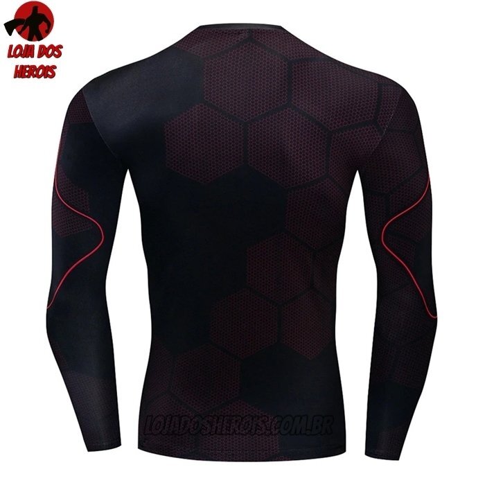 Camisa/Camiseta Hash Guard Tony Stark Clássico Manga Compressão Segunda Pele - Imagem 2